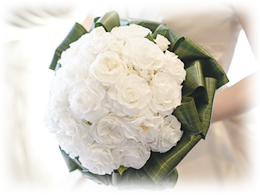 プリザーブドフラワー・アーティフィシャルフラワーを使用したウェディングブーケ・ブライダルブーケを通販で